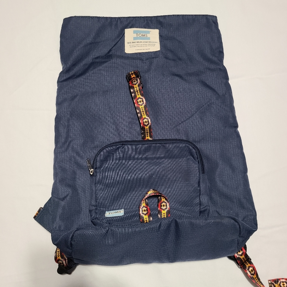 Toms Navy Solid Standup Backpack - image 1